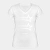 Playera Dama: Algodón Peinado Cuello V Miniatura